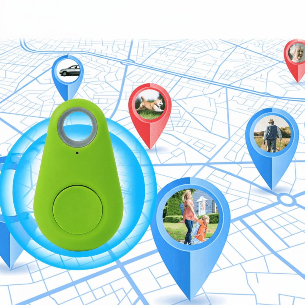 Localizzatore GPS per animali domestici intelligente - Tracciamento della posizione in tempo reale per animali domestici e oggetti