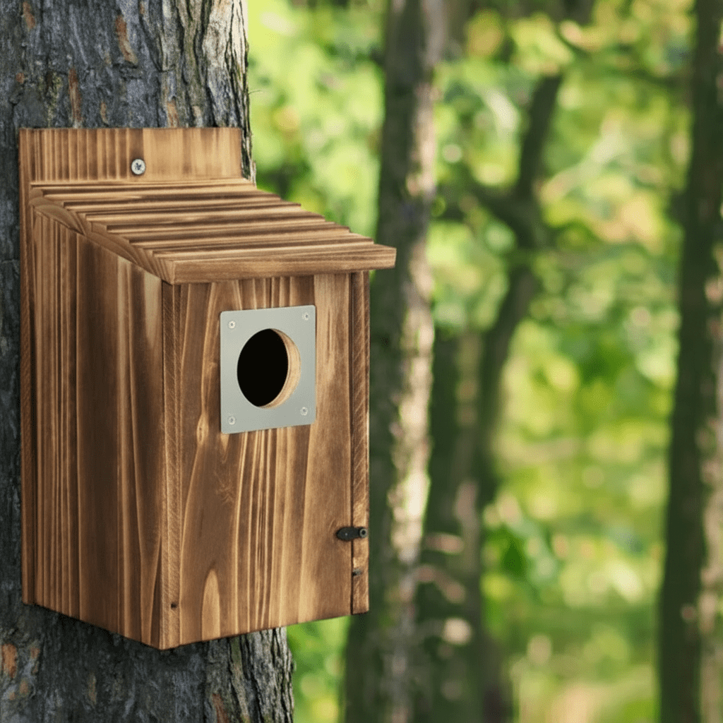 SKYDWELL – Casetta nidificante in legno di cedro per ghiandaie azzurre, rondini e piccoli uccelli