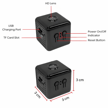 CAMOVIA – Telecamera Wi‑Fi con streaming in diretta e design compatto