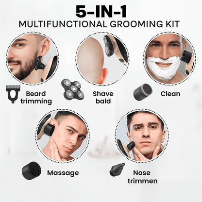 TRIMNOVA – Rasoio Elettrico 5-in-1 per una rasatura liscia e priva di irritazioni