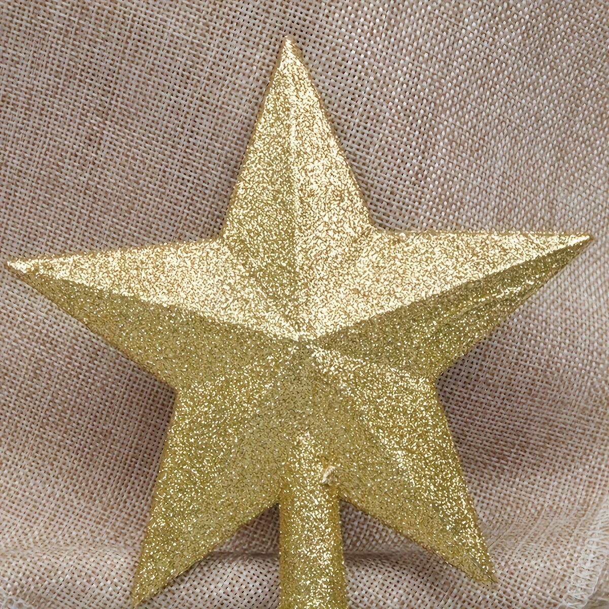 Puntale per Albero di Natale in Plastica – Stella 3D Decorativa per Cima dell’Albero