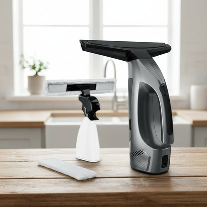 GLASSYON – Aspirapolvere elettrico senza fili per finestre con risultati senza aloni