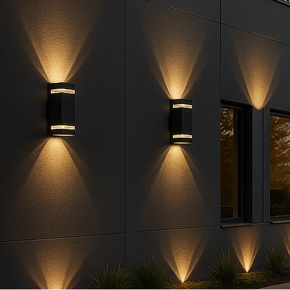 EXTERA – Lampada da parete per esterni moderna con LED impermeabile