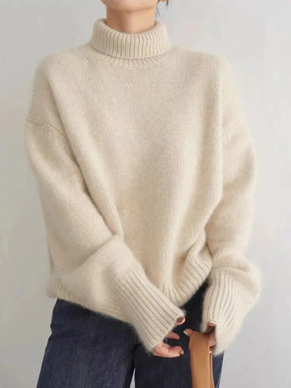 Maglione a collo alto in cashmere - Lin