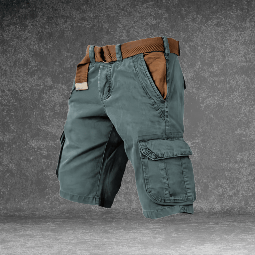Dettaglio della chiusura dei pantaloncini MAVERICK