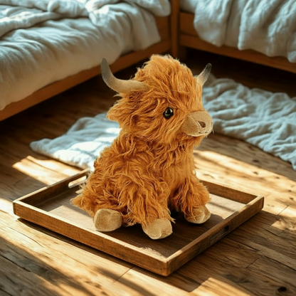 Mucca delle Highlands - Peluche morbido da coccolare per amici coccolosi