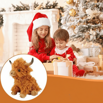 Mucca delle Highlands - Peluche morbido da coccolare per amici coccolosi