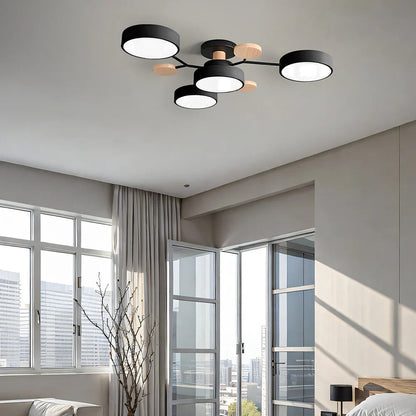 Lampadario a Soffitto Moderno a LED – Flush Mount Chandelier