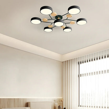 Lampadario a Soffitto Moderno a LED – Flush Mount Chandelier