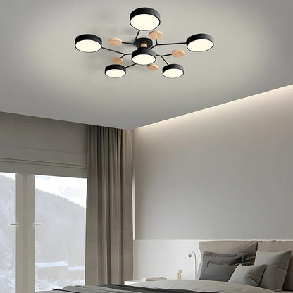 Lampadario a Soffitto Moderno a LED – Flush Mount Chandelier