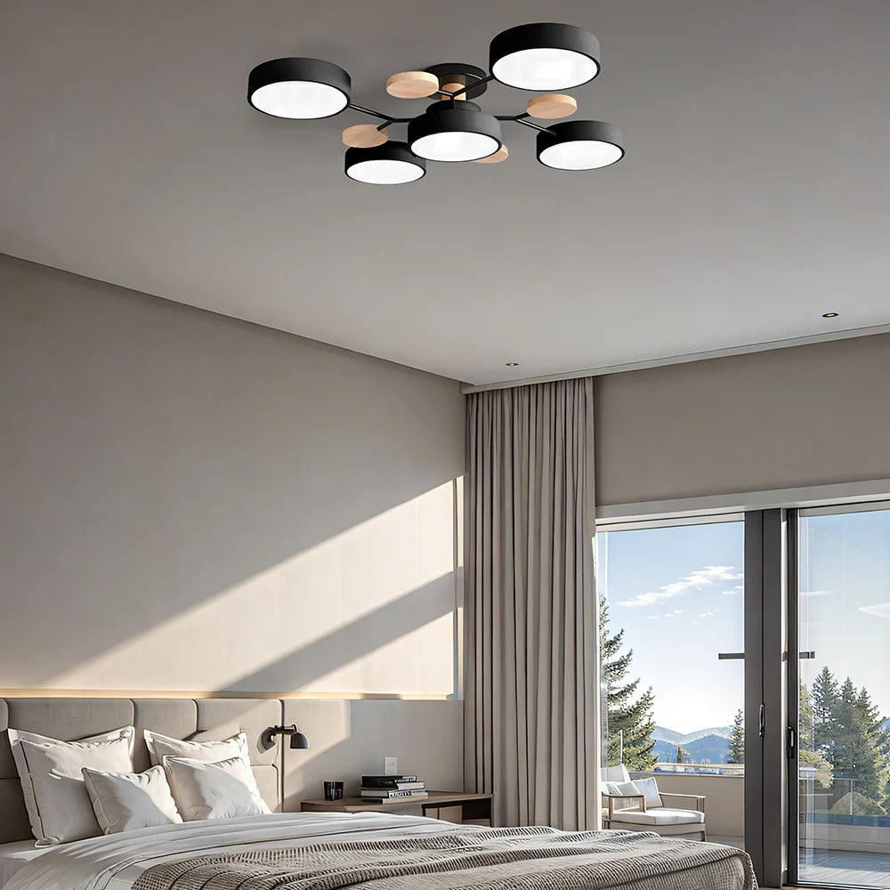Lampadario a Soffitto Moderno a LED – Flush Mount Chandelier