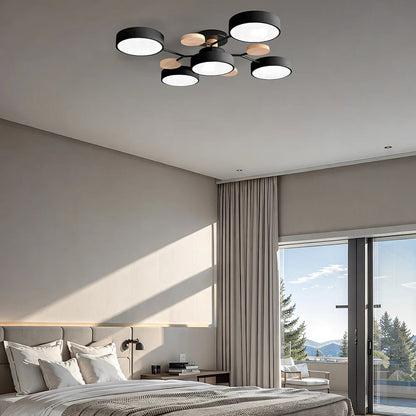 Lampadario a Soffitto Moderno a LED – Flush Mount Chandelier