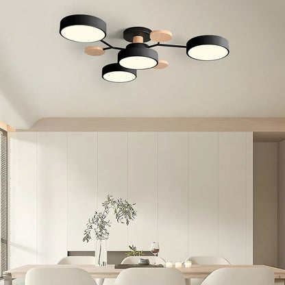 Lampadario a Soffitto Moderno a LED – Flush Mount Chandelier