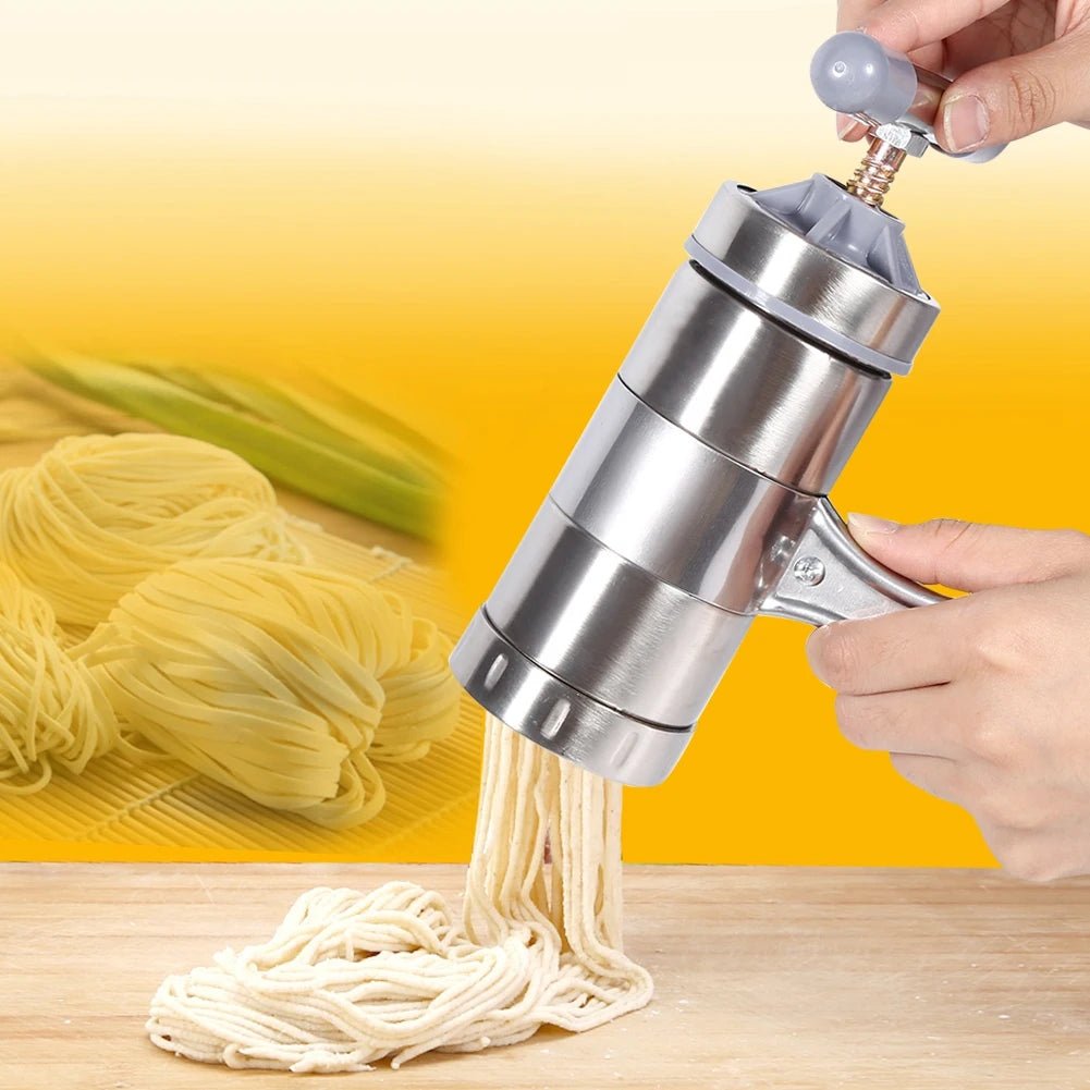 PASTAMAX – Macchina per pasta manuale in acciaio inox con 5 formati
