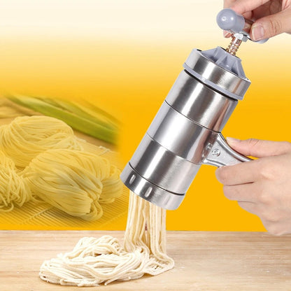 PASTAMAX – Macchina per pasta manuale in acciaio inox con 5 formati