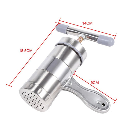 PASTAMAX – Macchina per pasta manuale in acciaio inox con 5 formati