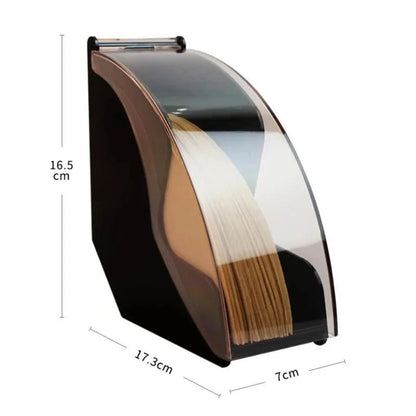 BARISTYLE – Porta-filtro moderno per caffè per pour-over con coperchio in acrilico