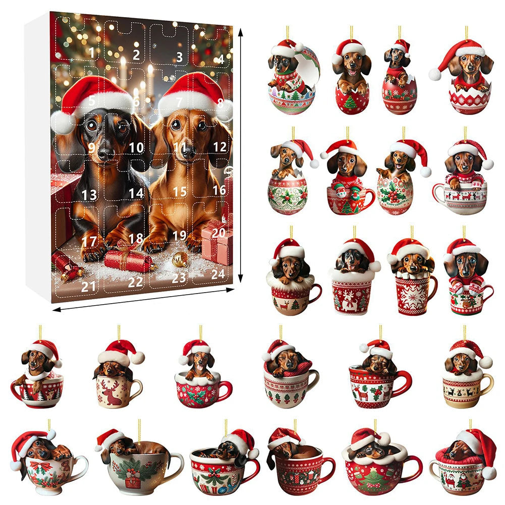 DachshundJoy | Calendario dell'Avvento stravagante per gli amanti dei cani con simpatiche sorprese quotidiane