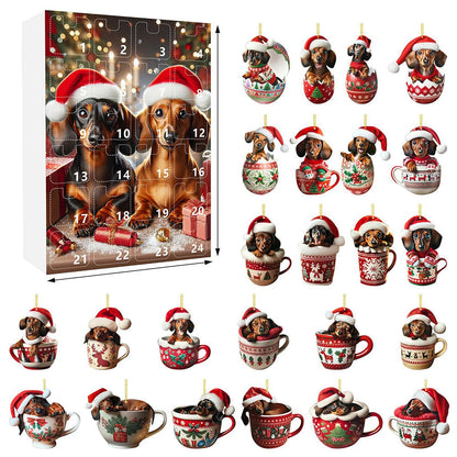 DachshundJoy | Calendario dell'Avvento stravagante per gli amanti dei cani con simpatiche sorprese quotidiane