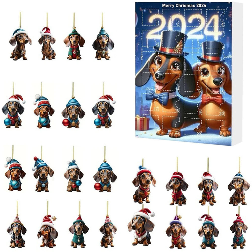 DachshundJoy | Calendario dell'Avvento stravagante per gli amanti dei cani con simpatiche sorprese quotidiane
