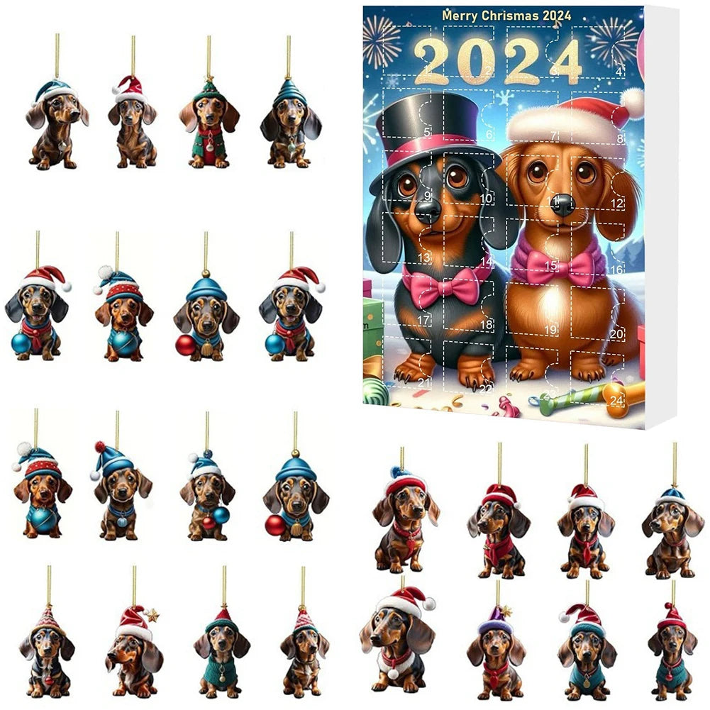 DachshundJoy | Calendario dell'Avvento stravagante per gli amanti dei cani con simpatiche sorprese quotidiane
