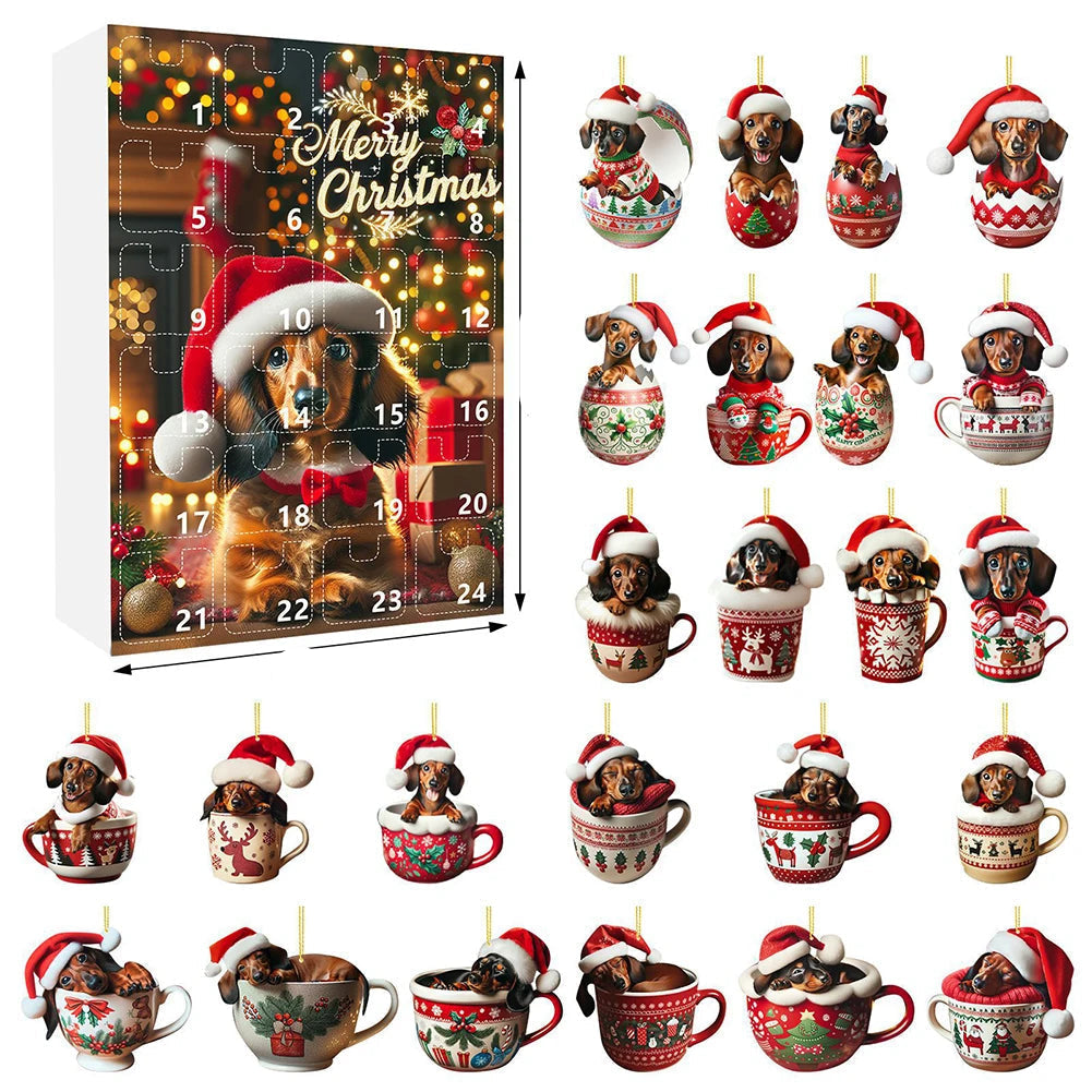 DachshundJoy | Calendario dell'Avvento stravagante per gli amanti dei cani con simpatiche sorprese quotidiane