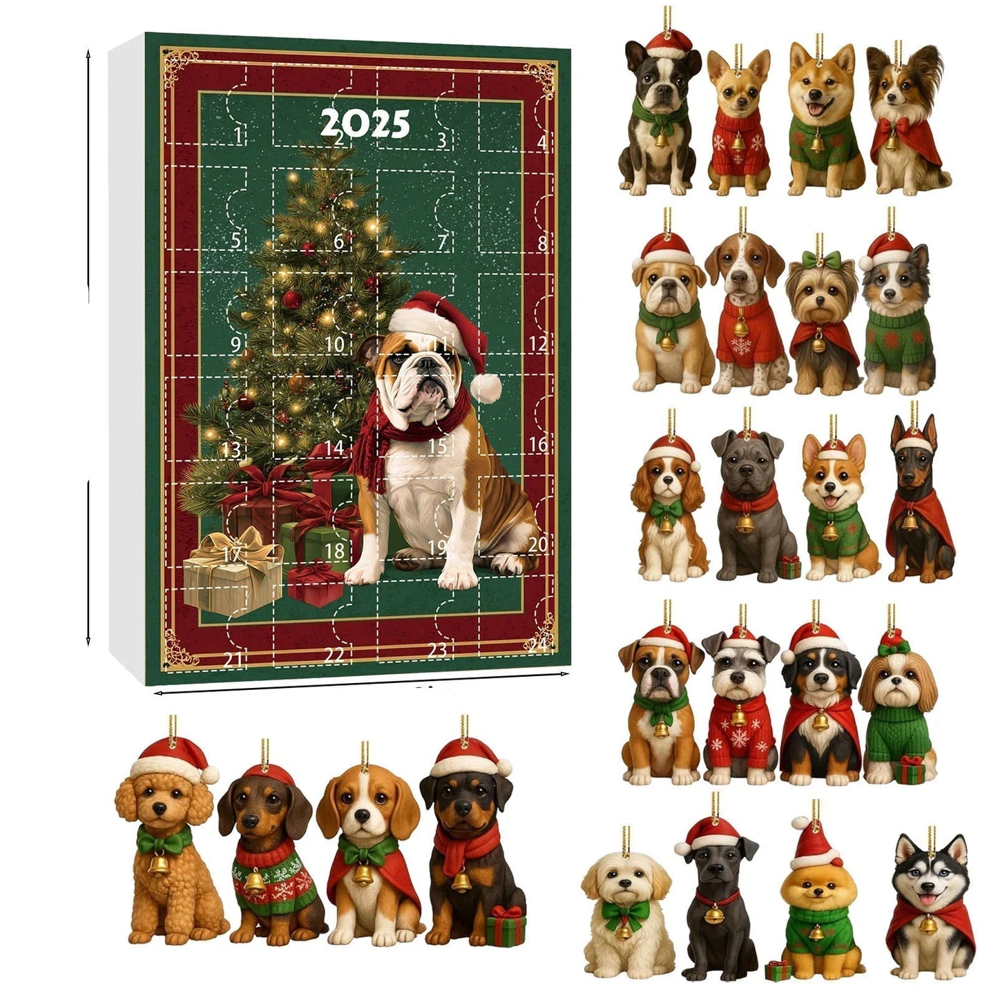 Dachshund Delight | Calendario dell'Avvento a tema cane con graziose sorprese
