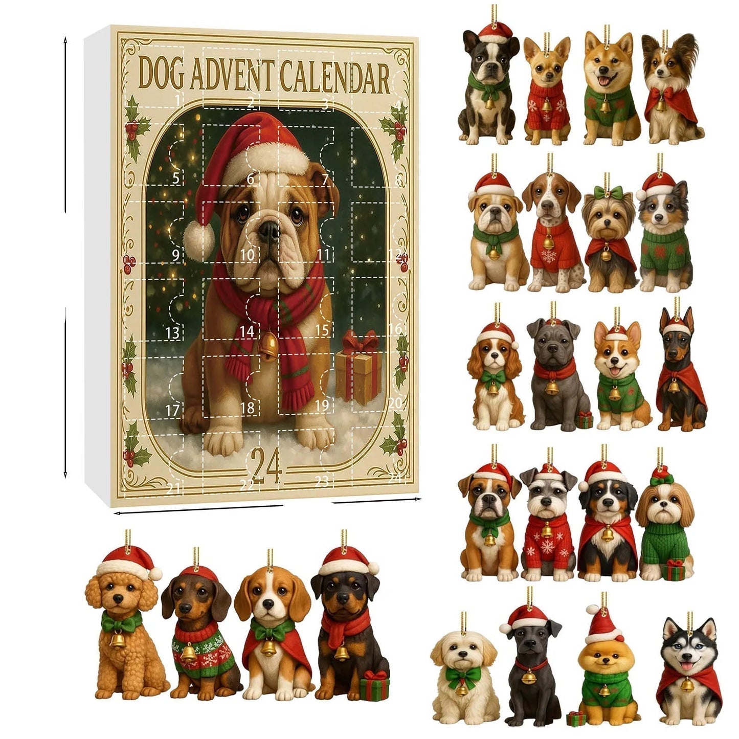 Dachshund Delight | Calendario dell'Avvento a tema cane con graziose sorprese