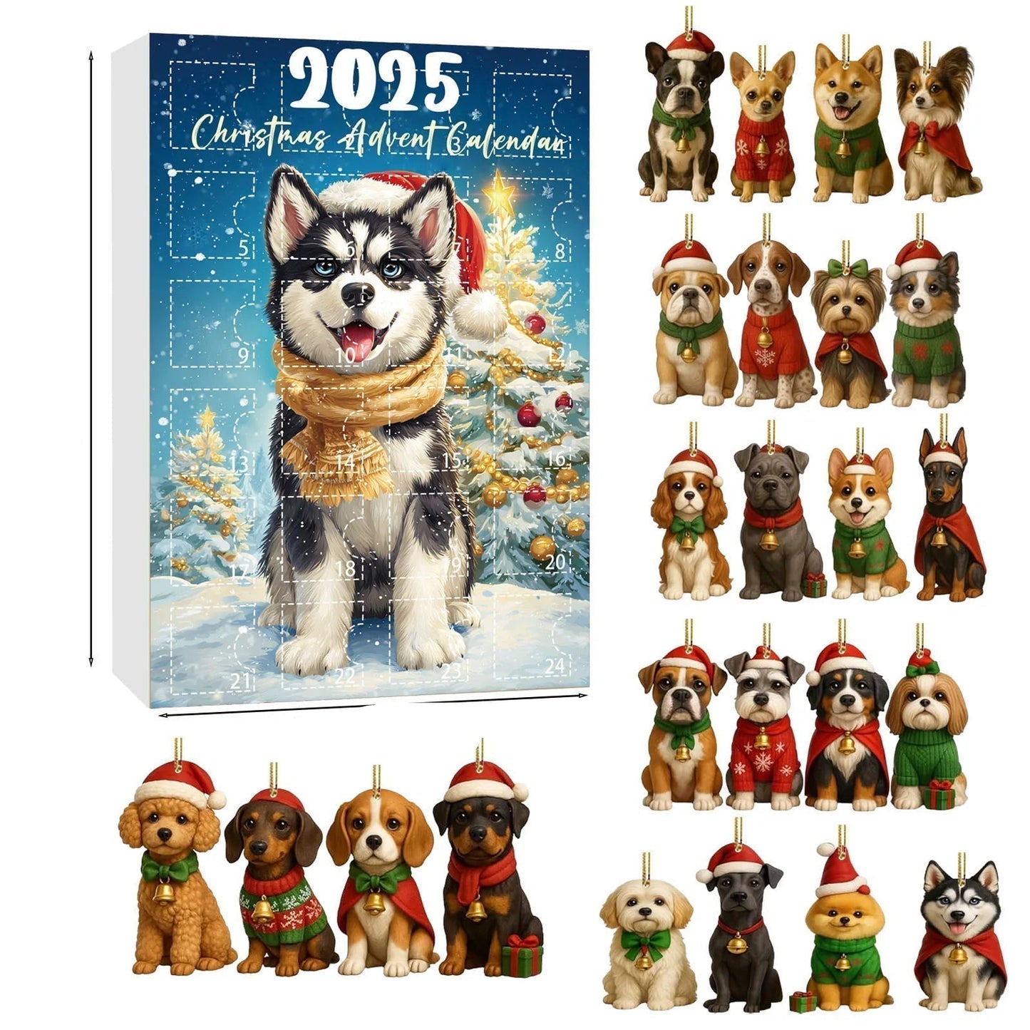 Dachshund Delight | Calendario dell'Avvento a tema cane con graziose sorprese