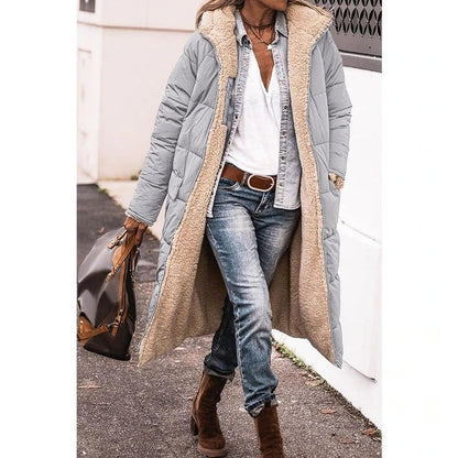 Piumino Da Donna Elegante | Caldo e Foderato in Sherpa