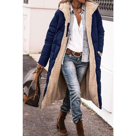 Piumino Da Donna Elegante | Caldo e Foderato in Sherpa