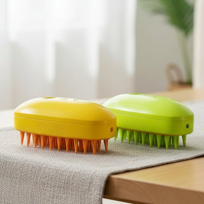 PETSTEAM - Spazzola a vapore per animali domestici per una cura delicata del pelo