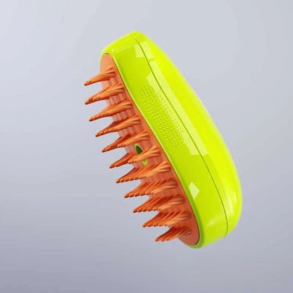 PETSTEAM - Spazzola a vapore per animali domestici per una cura delicata del pelo
