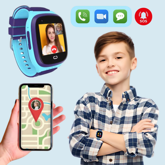 Rassivo™ – Reloj GPS Infantil 4G con Llamadas, Videollamadas y Localización en Tiempo Real, Seguro y sin Suscripción