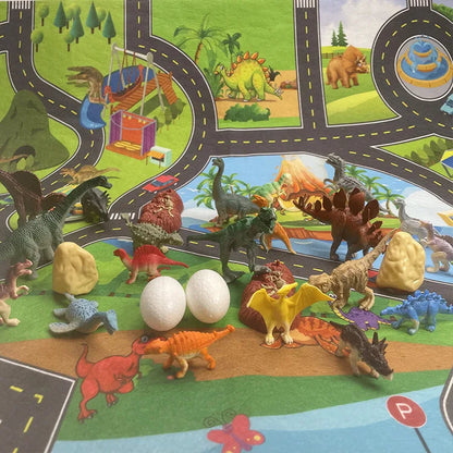 DinoQuest | Calendario dell'Avvento educativo sui dinosauri con 28 personaggi realistici
