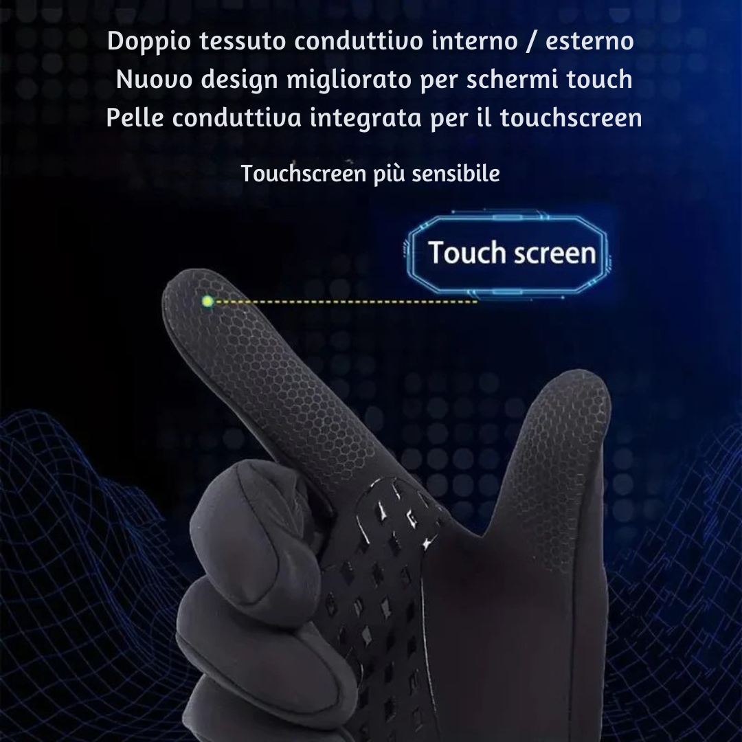 Guanti da ciclismo termici e impermeabili