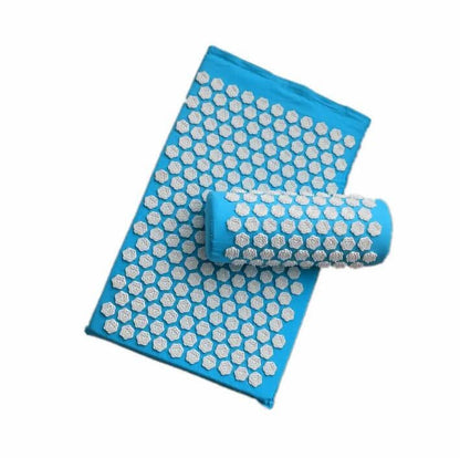 Relaxpress - Tappetino e cuscino da yoga per agopressione, sollievo naturale dal dolore e rilassamento