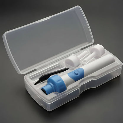Pulitore per orecchie con aspirazione elettrica, punta in silicone, strumento delicato per rimuovere il cerume