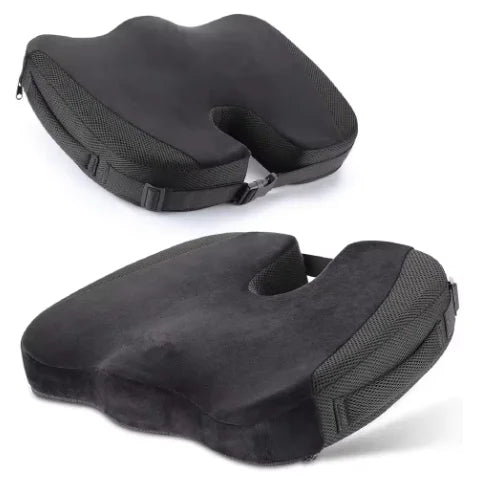 COMFYSIT – cuscino a forma di U in memory foam per alleviare la pressione sul coccige