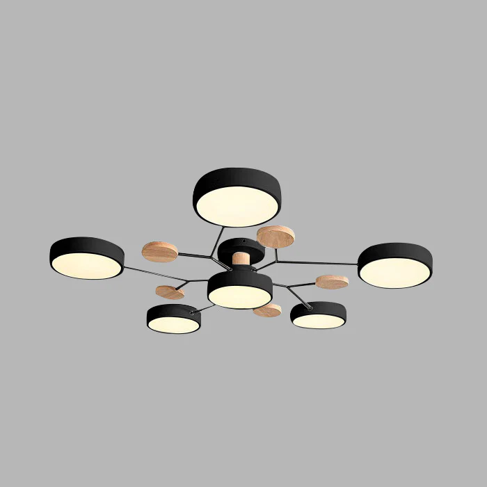 Lampadario a Soffitto Moderno a LED – Flush Mount Chandelier