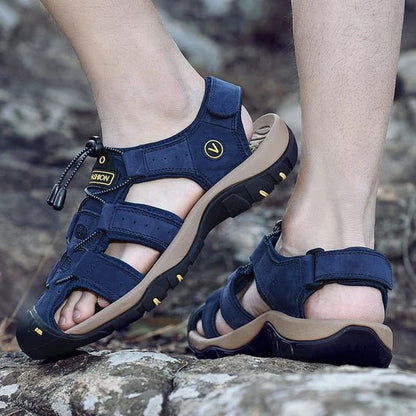 WALKRIX – Sandali da trekking da uomo con punta chiusa e vestibilità regolabile