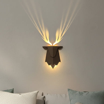 ZENANTLER – Lampada da parete minimalista a forma di cervo con funzione di regolazione delicata dell’intensità luminosa