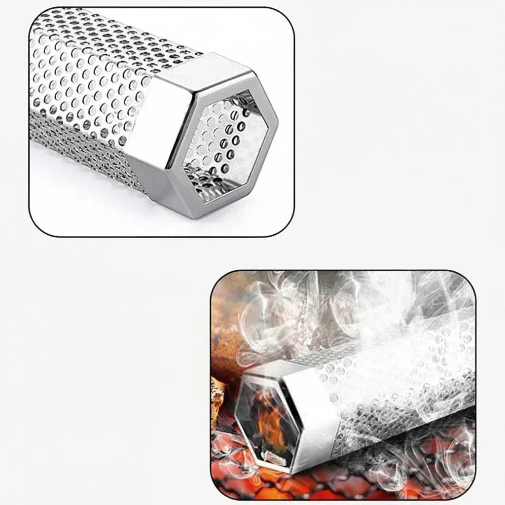 SMOKETUBE – Tubo per affumicare in acciaio inossidabile per un sapore di fumo intenso da barbecue