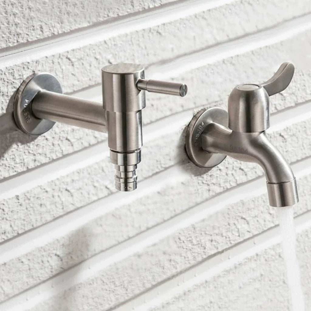GARDENPRO – Rubinetto esterno in acciaio inossidabile di alta qualità