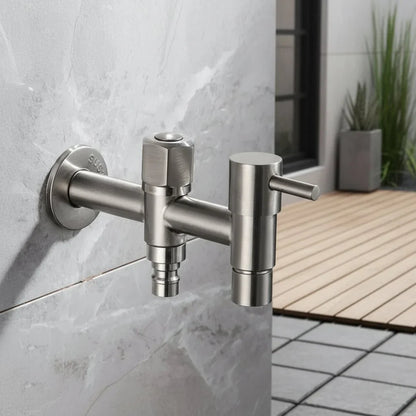 GARDENPRO – Rubinetto esterno in acciaio inossidabile di alta qualità