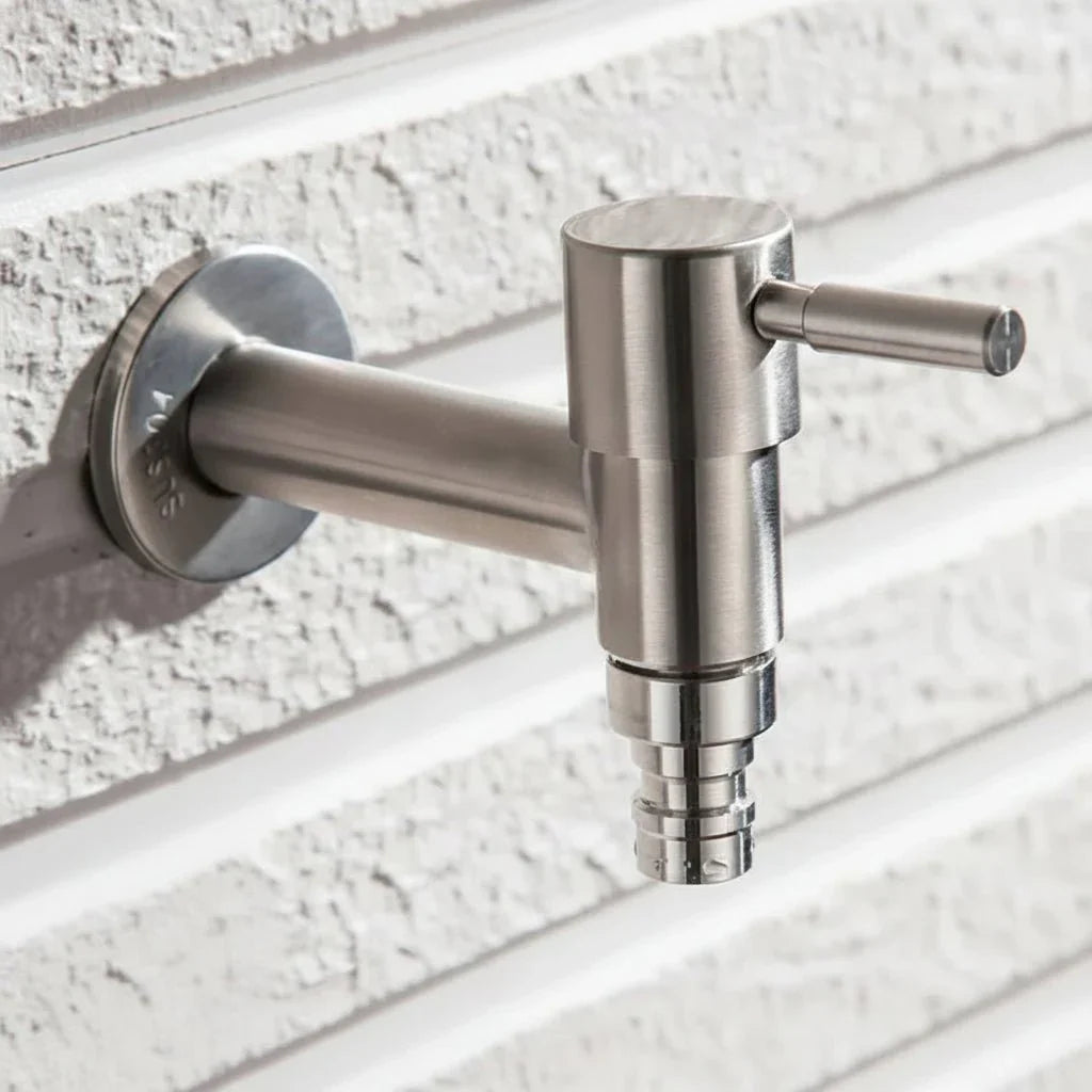 GARDENPRO – Rubinetto esterno in acciaio inossidabile di alta qualità