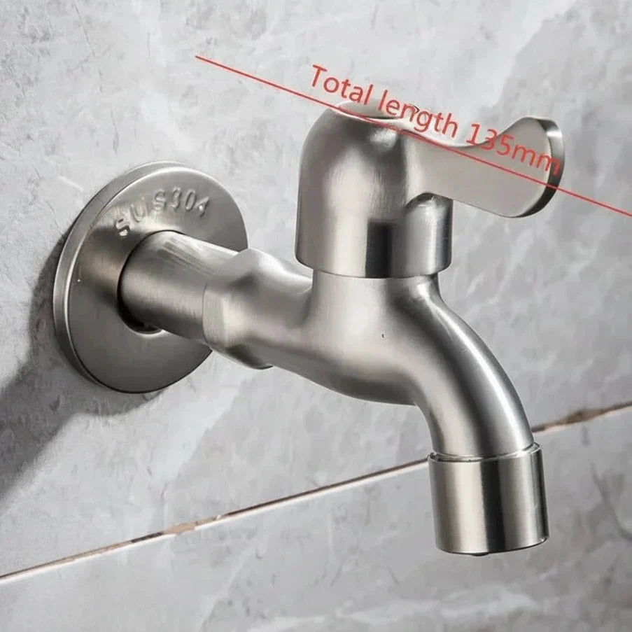 GARDENPRO – Rubinetto esterno in acciaio inossidabile di alta qualità