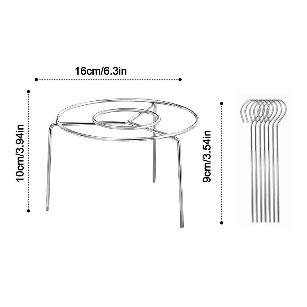 AIRSKEWER – Griglia in acciaio inossidabile per friggitrice ad aria con porta-spiedini