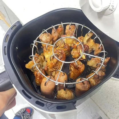 GRILLVERT – Griglia in acciaio inossidabile per grigliatura verticale con porta-spiedini