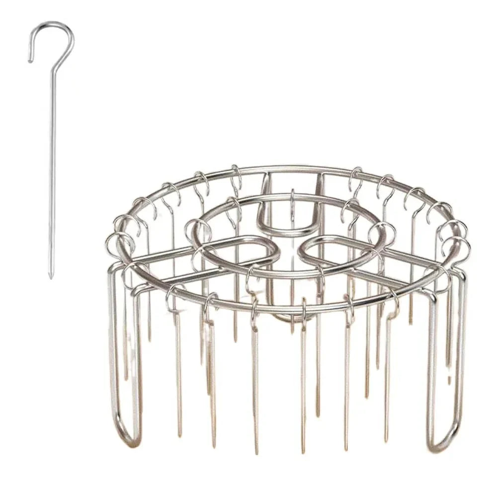 GRILLVERT – Griglia in acciaio inossidabile per grigliatura verticale con porta-spiedini